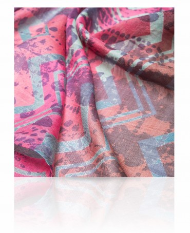 Платок Женский SN-MYSTIC.ZIGZAG/BLUE